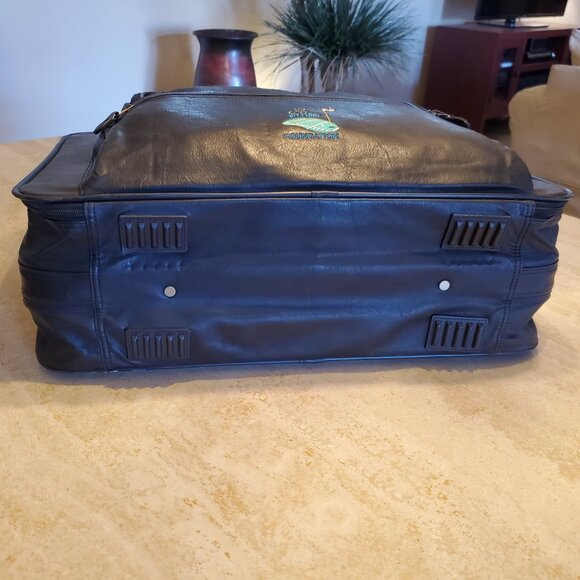 Briefcase Leather Carry On / Garment Bag Carry On luggage - Picture 12 of 16